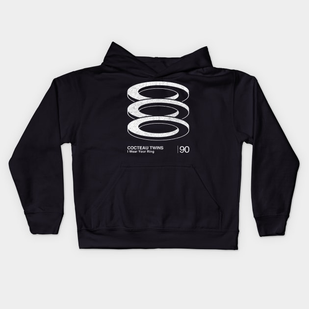 Cocteau Twins / Minimalist Graphic Fan Art Design Kids Hoodie by saudade